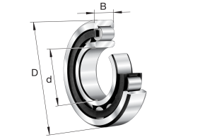 NU1010-XL-M1-C3 | Precision Cylindrical Roller Bearings