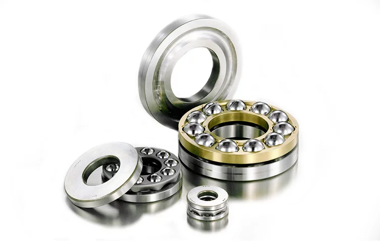 XiKe 2 Pack F3-8M Bearings 3x8x3.5mm Brass Cage High Speed and Chrome Steel Small Thrust Ball Bearings. 
