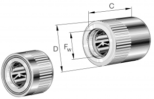 HFL0606-KF-R-A-L564 | Drawn Cup Roller Clutch