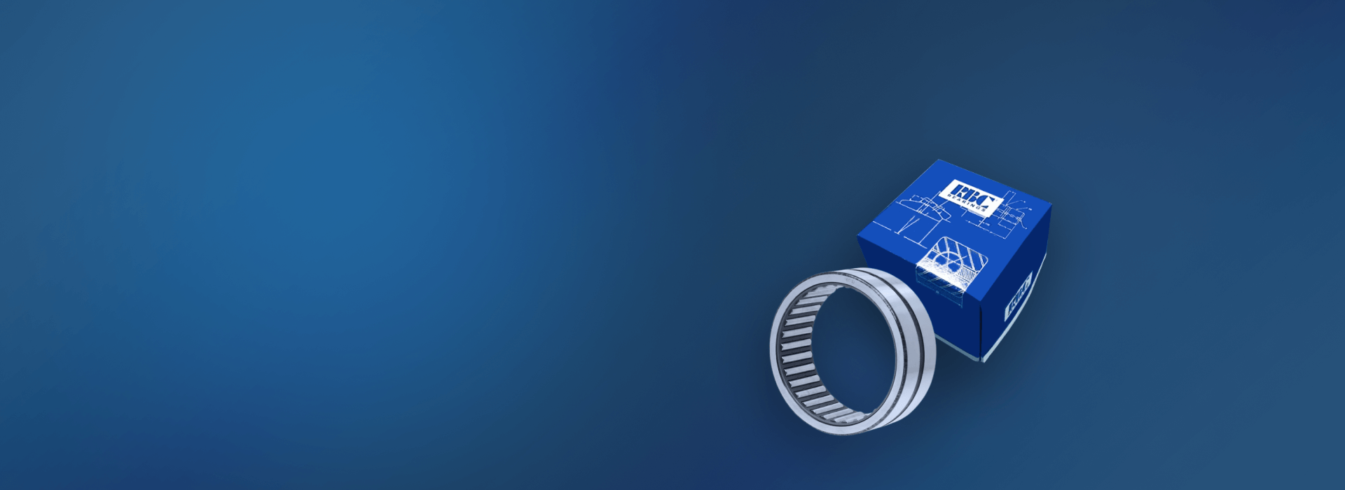 RBC Bearings pn a blue background