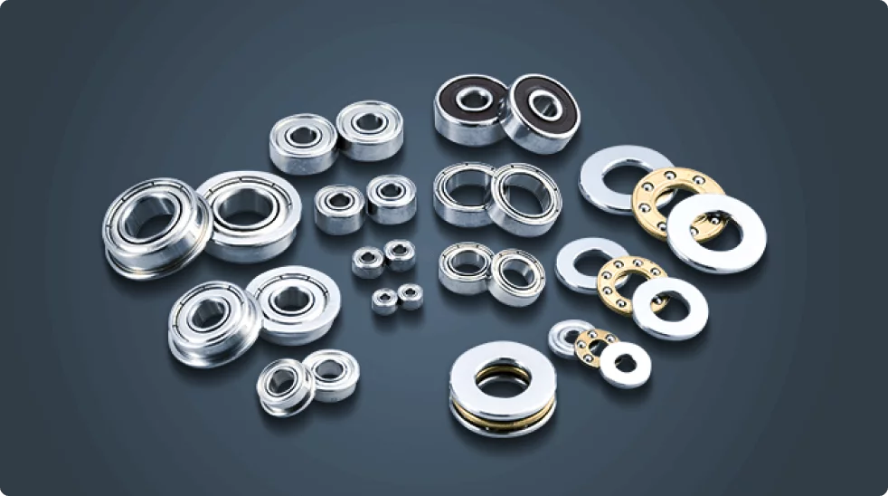 Miniature Bearings featuring ISC/NSK brand