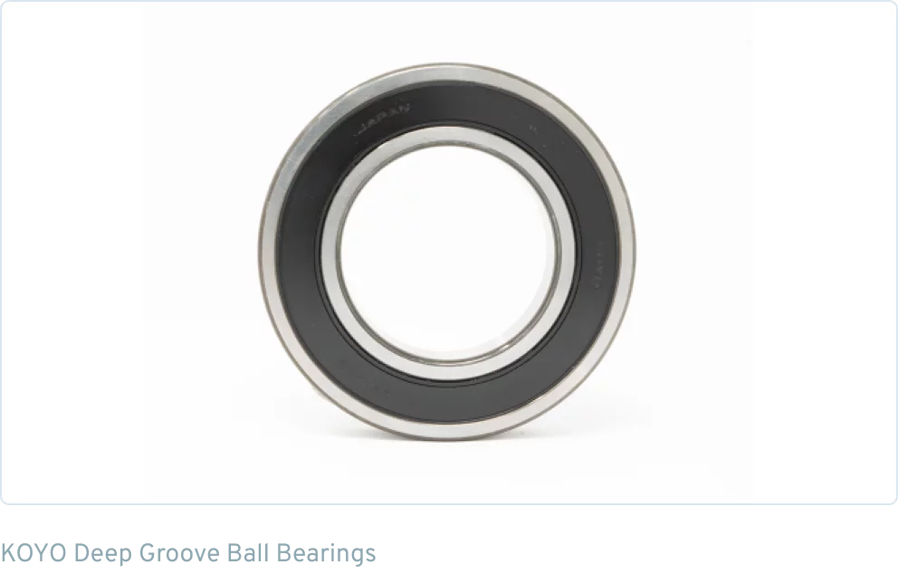 KOYO deep groove ball bearings