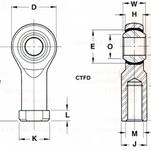 CTFDL3Y | Rod Ends