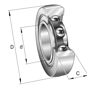 LR206-X-2RS | Cam Followers & Yoke Rollers