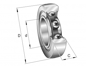 LR608-2RSR-HLC | Cam Followers & Yoke Rollers