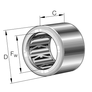 HF0406-KF-A-L564 | Drawn Cup Roller Clutch