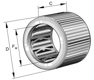 HF0406-KF-R-A-L564 | Drawn Cup Roller Clutch