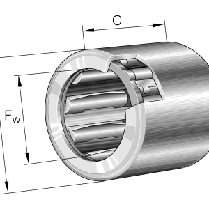 HF1816-L564 | Drawn Cup Roller Clutch