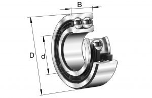 3220-M-H199 | Angular Contact Bearings - Double Row Ball