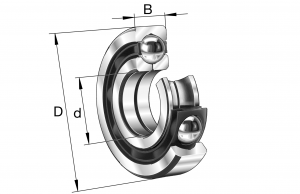 QJ304-XL-TVP | Four Point Contact Ball Bearings