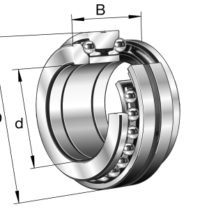 234416-M-SP | Axial Angular Contact Ball Bearings