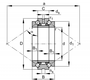 234416-M-SP | Axial Angular Contact Ball Bearings