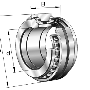 234422-M-SP | Axial Angular Contact Ball Bearings
