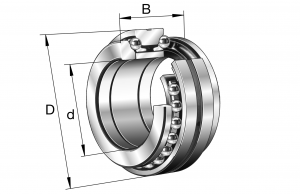 234419-M-SP | Axial Angular Contact Ball Bearings