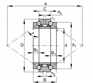 234419-M-SP | Axial Angular Contact Ball Bearings