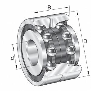 ZKLN1545-2RS-PE | Axial Angular Contact Ball Bearings