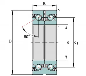 ZKLN70120-2Z-XL | Axial Angular Contact Ball Bearings