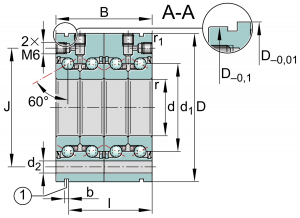 ZKLF1762-2RS-2AP-XL | Axial Angular Contact Ball Bearings