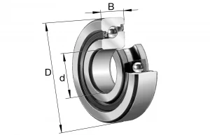 7603025-2RS-TVP | Axial Angular Contact Ball Bearings