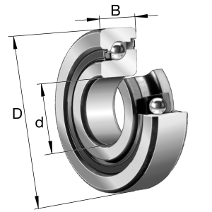 7602020-2RS-TVP-DU | Axial Angular Contact Ball Bearings