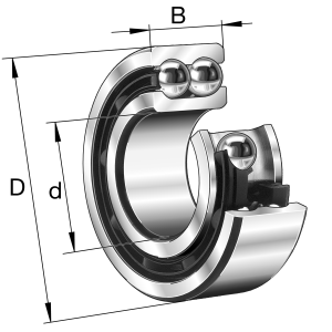 3201-BB-TVH-C3 | Angular Contact Bearings - Double Row Ball