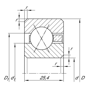 CSXG180-HLE | Four Point Contact Ball Bearings