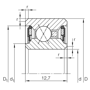 CSXU100-2RS-HLE | Four Point Contact Ball Bearings