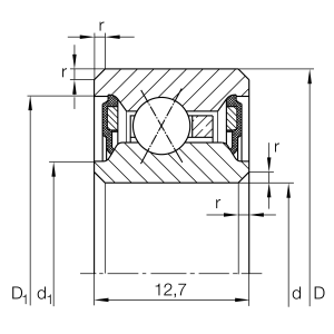 CSXU110-2RS-HLE | Four Point Contact Ball Bearings