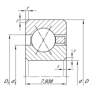 CSXB020 | Four Point Contact Ball Bearings
