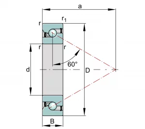 BSB3062-2Z-SU-XL | Axial Angular Contact Ball Bearings