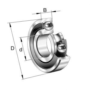 6316-2RSR | Radial Ball Bearings