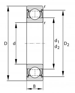 6219-2Z-C3 | Radial Ball Bearings