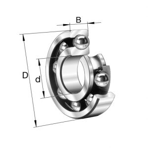 6304 OPEN | Radial Ball Bearings
