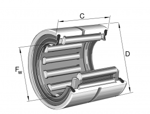 RNA4906-2RSR-XL | Needle Roller Bearings