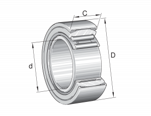 PNA22/44-XL | Needle Roller Bearings
