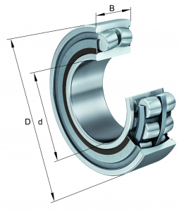 WS22222-E1-XL-K-2RSR-C3 | Spherical Roller Bearings