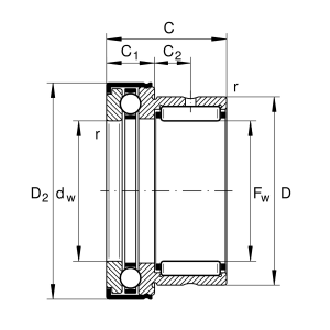 NKX70-Z-XL | Needle Roller Axial Ball Bearings