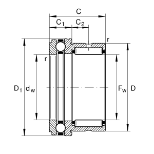 NKX12-XL | Needle Roller Axial Ball Bearings