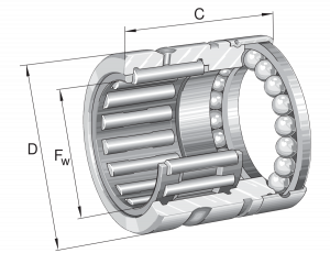NX25-Z-XL | Needle Roller Axial Ball Bearings