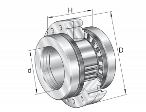 ZARF50140-TV-A | Needle Roller Axial Cylindrical Roller Bearings
