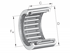 HK2518-RS-AS1-L271 | Drawn Cup Roller Clutch