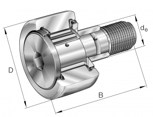 KRE30-B | Cam Followers & Yoke Rollers