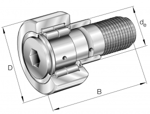 NUKRE40-X-A | Cam Followers & Yoke Rollers