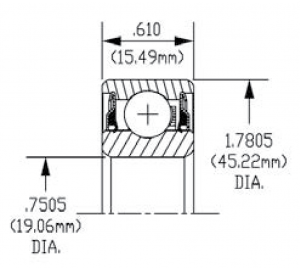 74888TNNRLDMJ18 | Unground Bearings