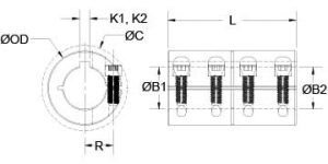 CLC-28-28-SS | Rigid Shaft Couplings