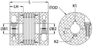BCK36-24MM-3/4"-A | Servo Couplings