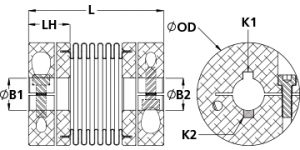 BCLK21-15MM-5/16"-A | Servo Couplings