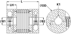 BCLK26-3/4"-12MM-A | Servo Couplings