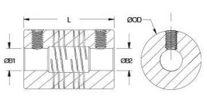 FSR12-3-3-SS | Servo Couplings