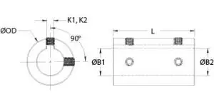 MSCC-12-12-SS | Set Screw Rigid Couplings